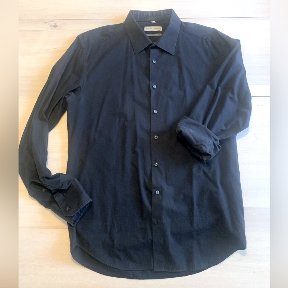 Angelo Litrico Black Button-Down
